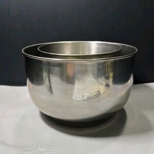 Sunbeam Mixmaster Heritage Series 2346 Stainless Mixing Bowl Set 7"/9"
